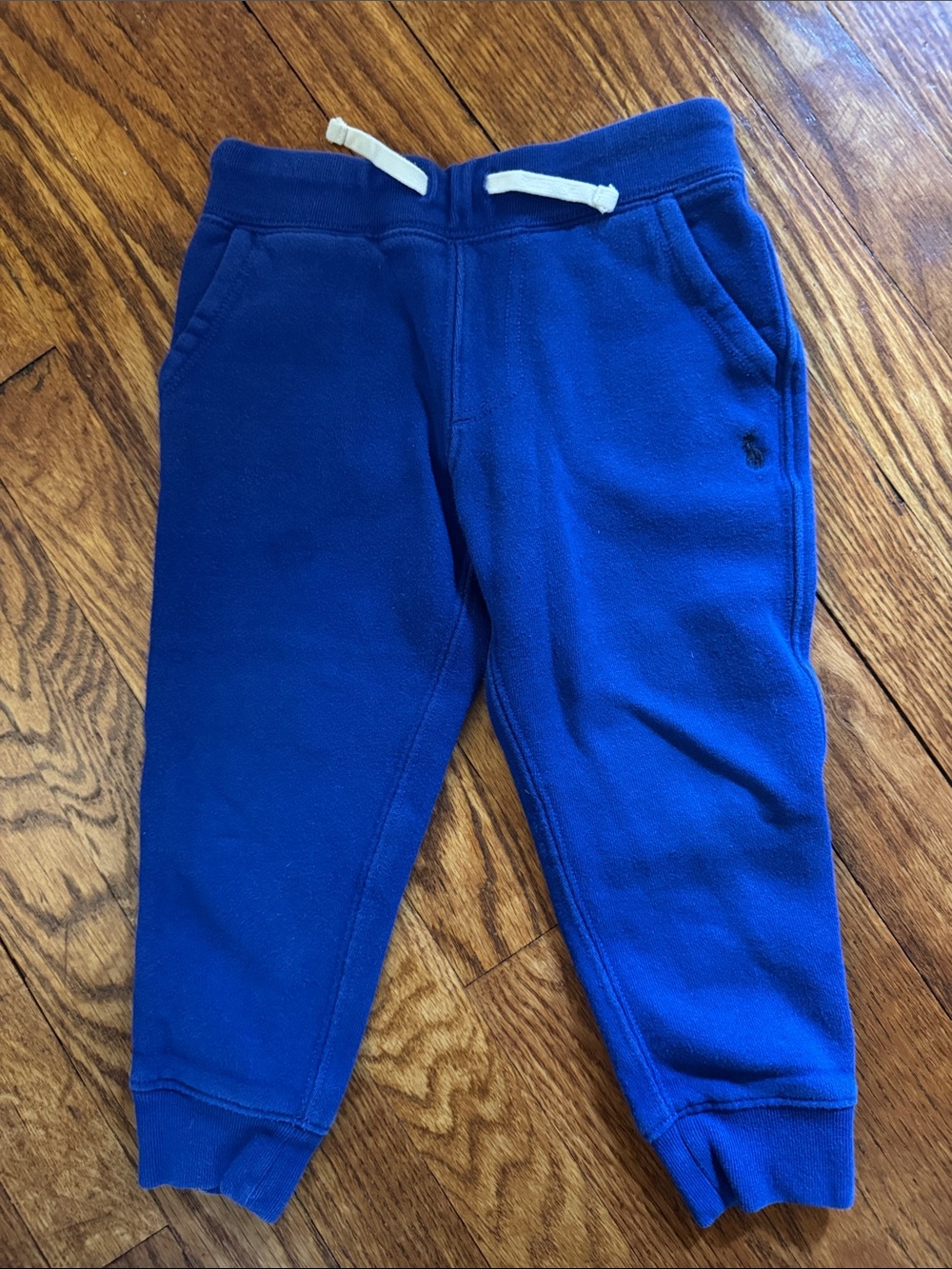 Ralph Lauren Toddler Blue Fleece Jogger Pants 3t